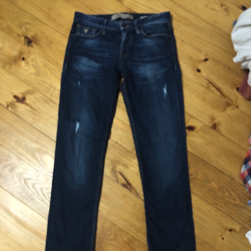 Guess Dark Jeans Slim Straight 30